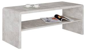 Table basse LOUNA Gris - Bois manufacturé - 100 x 40 x 40 cm