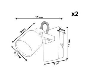 Lampes projecteur BONTE Argenté