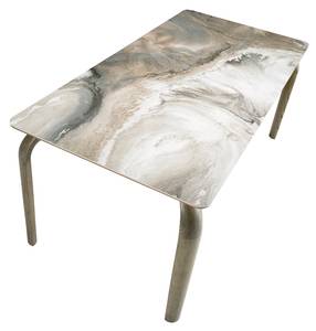 Table à manger 1142 Blanc - Porcelaine - Pierre - 180 x 76 x 90 cm