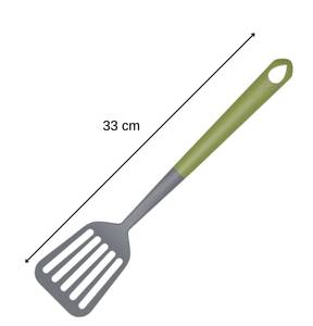 Pelle de cuisine ajourée Vert - Matière plastique - 2 x 32 x 8 cm