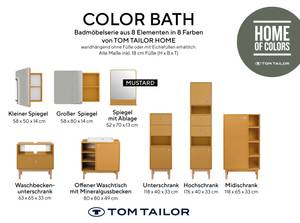 COLOR BATH Midischrank Senfgelb