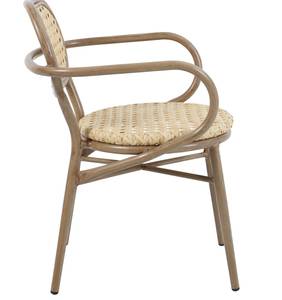 Gartensessel Portimao Braun - Rattan - 58 x 78 x 56 cm