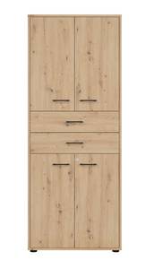 Aktenschrank Space Office Braun - Holzwerkstoff - 80 x 203 x 37 cm