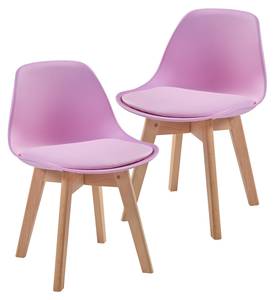 Set de 2 chaises pour enfants Elvdal Rose foncé