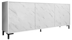 Sideboard Marmo Marmor Weiß Dekor