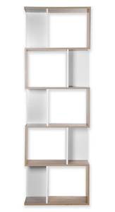 Bücherregal mit mehreren Boxen H180 cm Beige - Holzwerkstoff - 24 x 180 x 60 cm