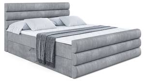 Boxspringbett CELESTIA-Z Grau - Breite: 200 cm - H4