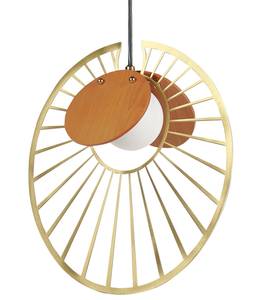 Lampe suspension BARGO Marron - Doré - Métal - 20 x 151 x 10 cm