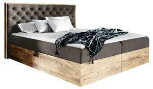 Boxspringbett Wood 3 Braun - Breite: 190 cm