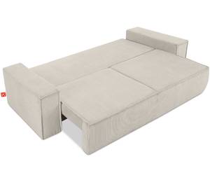 NAPI Sofa 3 Sitzer Cremeweiß - Breite: 244 cm