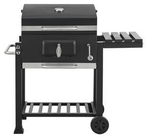 Chariot de barbecue Amad Noir - Métal - 114 x 105 x 48 cm