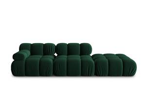 modulares Sofa BELLIS 4 Sitzplätze Dunkelgrün