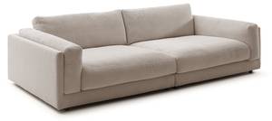 Big Sofa RAINA Taupe - Breite: 254 cm - Textil