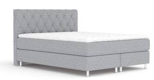 Boxspringbett Otus Grau - Breite: 200 cm