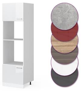 Armoire micro-ondes R-Line 29277 Blanc brillant - Blanc