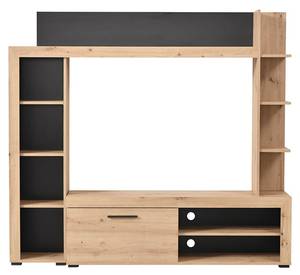 TV Wand BALTIMORE Grau - Holzwerkstoff - 33 x 157 x 172 cm