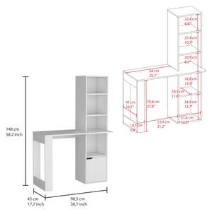 Table de bureau Lowa Blanc