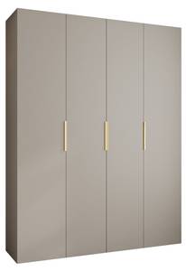 Drehtürenschrank Como 4 Beige - Gold - 190 x 40 cm