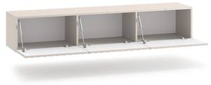 Meuble TV suspendu DERRIVA Beige - Bois manufacturé - 170 x 32 x 37 cm