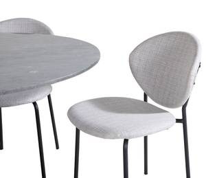 Essgruppe Estelle 4 (5-teilig) Grau - Massivholz - 106 x 75 x 106 cm