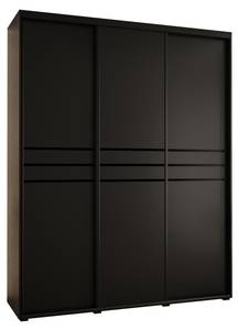 ARMOIRE À PORTES COULISSANTES DAVOS 10 Noir - Largeur : 190 cm