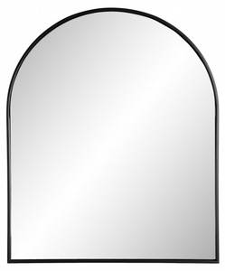 Spiegel Bogenform Metall schwarz Schwarz - Metall - 3 x 120 x 100 cm