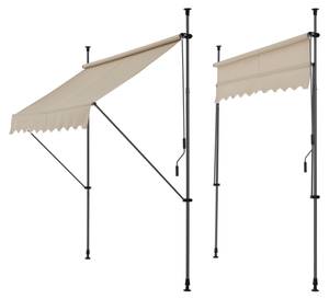 Klemmmarkise Stem Beige - Breite: 250 cm