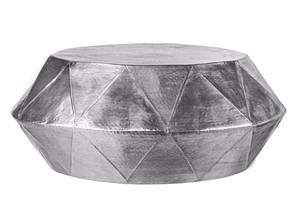 Table basse Ø 73x285cm argent, aluminium Argenté - Métal - 73 x 29 x 73 cm