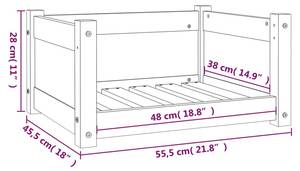 Hundebett   821442 Braun