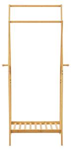 Garderobenständer Keitele Braun - Bambus - 150 x 150 x 42 cm