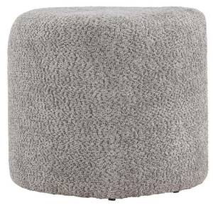 Pouf Peg 1 Grau - Textil - 46 x 40 x 46 cm