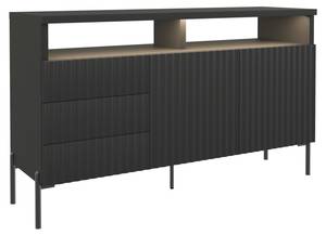 Sideboard Zenith Schwarz - Breite: 150 cm