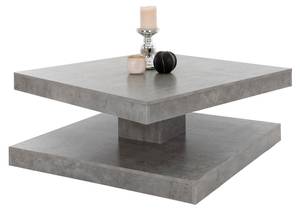 Couchtisch 78x78x36cm Grau Grau - Holzwerkstoff - 78 x 36 x 78 cm