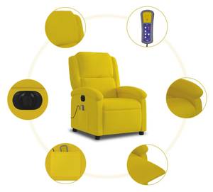 Fauteuil de massage électrique 3032268-3 Jaune