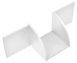 Étagère murale Greiz Blanc - Bois manufacturé - 20 x 61 x 20 cm