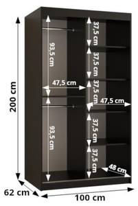 ARMOIRE OLD STYLE 1 Largeur : 100 cm