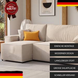 Ecksofa Paris Beige