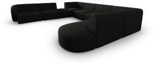 modulares U-Formsofa SHANE 8 Sitzplätze Schwarz