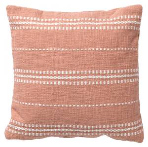 Housse de coussin Riza Rose foncé - Textile - 45 x 45 x 45 cm