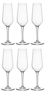 Champagnerglas Electra 6er Set Naturfaser - 2 x 24 x 8 cm