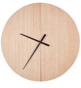 Horloge murale CABIC Marron - Bois manufacturé - 60 x 60 x 1 cm