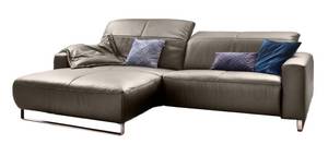 Ecksofa YORK Silber - Tiefe: 111 cm