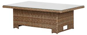 Gartentisch Gram Braun - Rattan - 134 x 68 x 84 cm