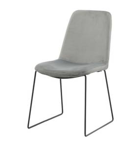 Chaise de salle à manger Muce lot de 2 Gris