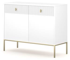 Sideboard MAGGIORE SB104 2D2D Gold - Weiß