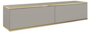 RTV-Schrank Glatt ORO 135 Grau Grau