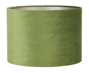 Lampenschirm Velours Olive Green - Ø35 Grün