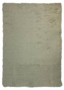 Tapis rectangulaire polyester 100x133 cm Vert - Textile - 133 x 2 x 100 cm