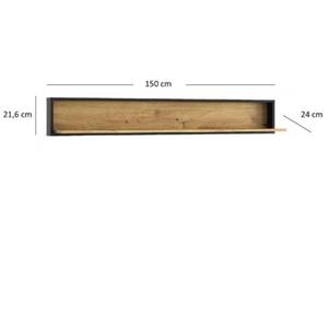 Wandregal Boston Braun - Holzwerkstoff - 22 x 150 x 20 cm