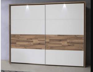 Kleiderschrank Modern Weiß - Holzwerkstoff - 270 x 211 x 61 cm